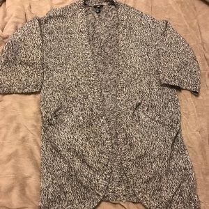 Gray cardigan